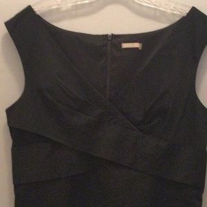 Magaschoni black cotton summer dress. Elegant in a most casual design.